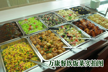 食堂承包飯菜實拍(pāi)圖